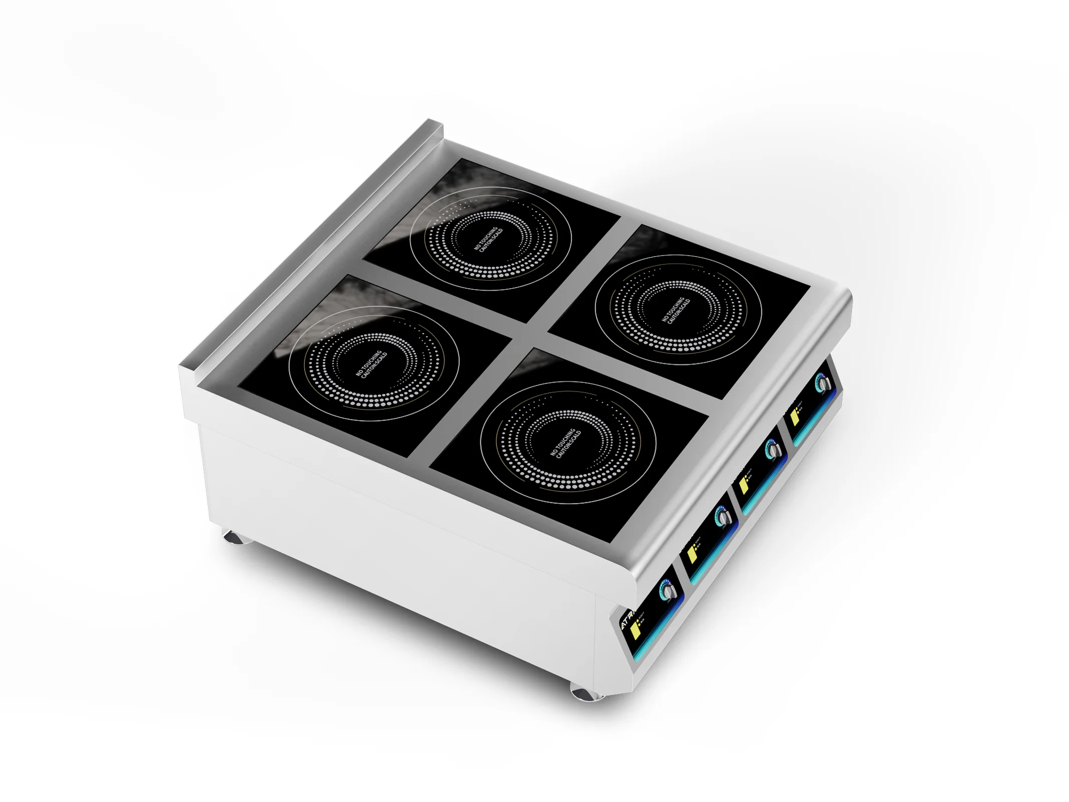 Countertop induction four burners