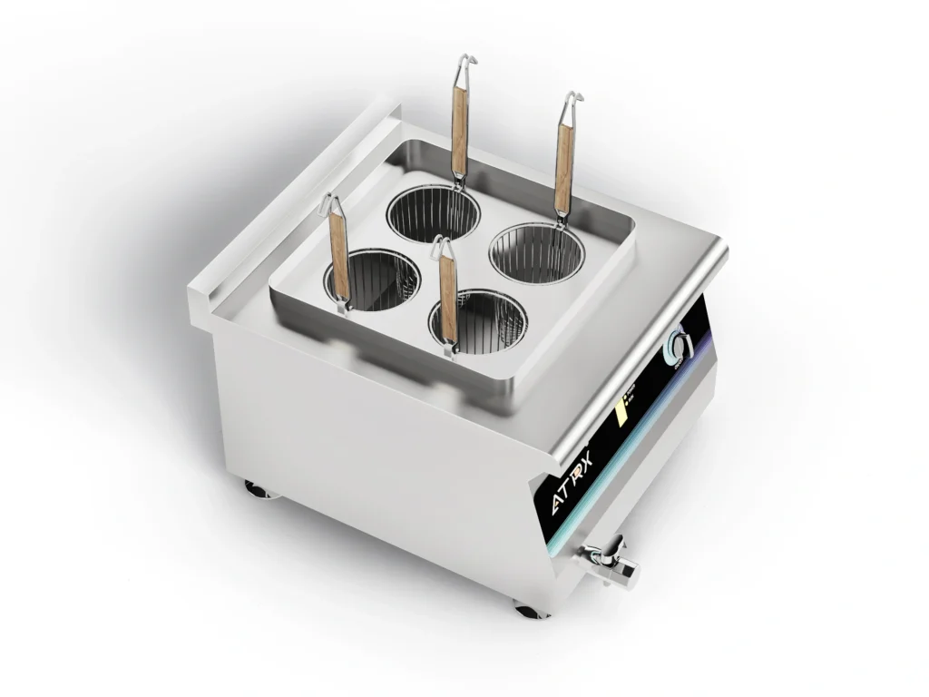 Countertop induction pasta cooker