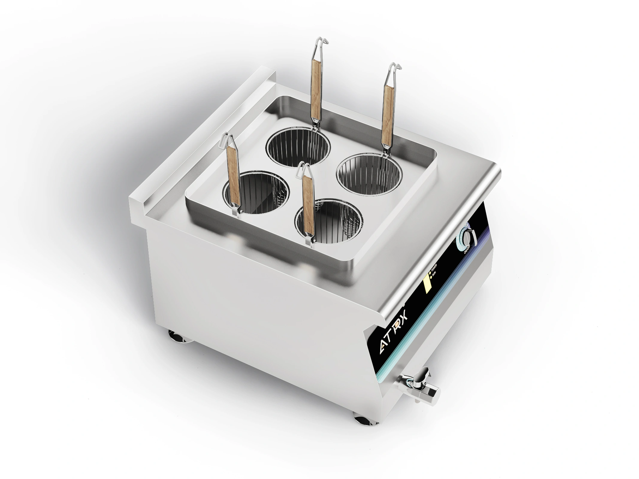 Countertop induction pasta cooker