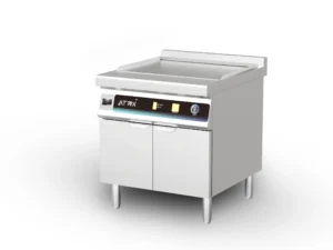 Floor induction griddle