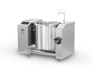 Floor induction tilting soup cooker