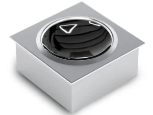 Countertop induction built-in wok cooker