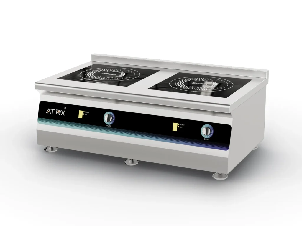 Countertop induction double flat cooker 1