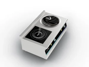 Countertop induction flat and wok cooker 2
