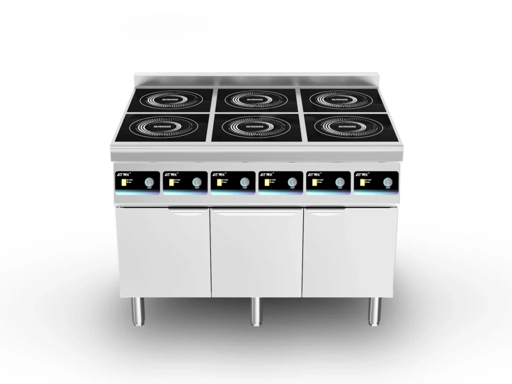 Floor induction six burners 3