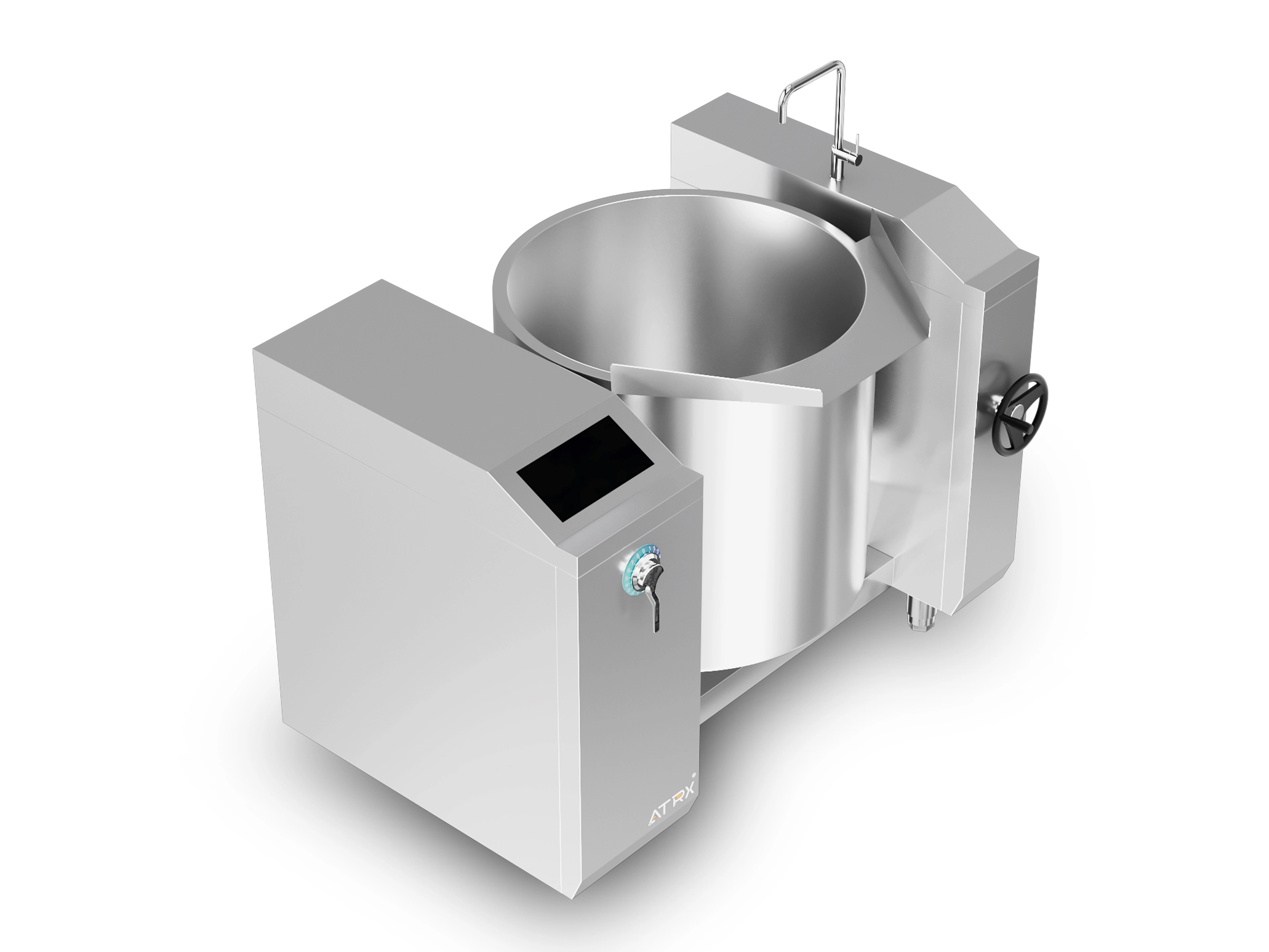 Floor induction tilting soup cooker 2