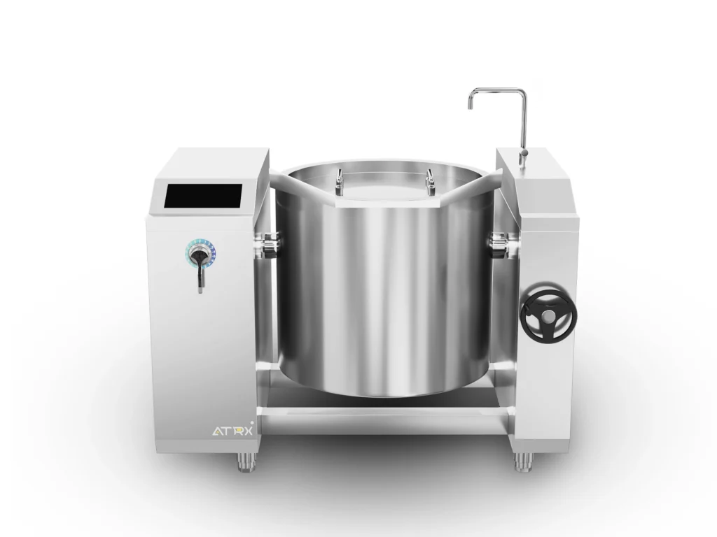 Floor induction tilting soup cooker 3