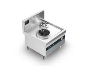 Floor induction wok cooker with sink | 8KW
