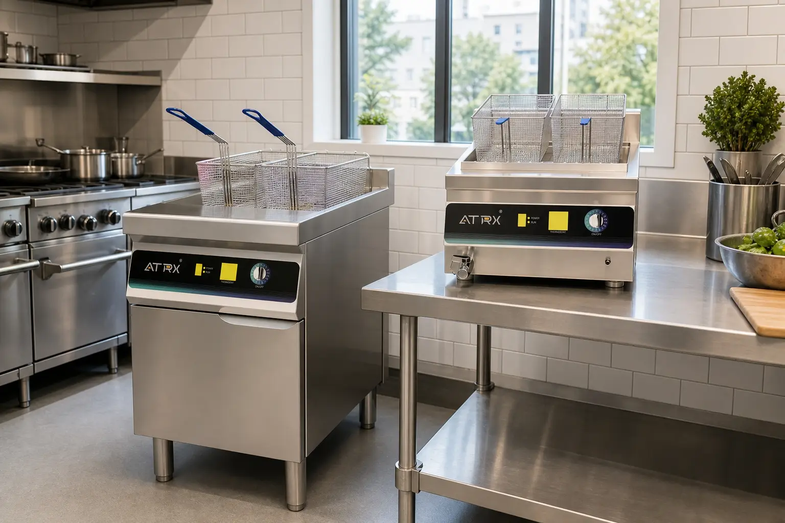 ATRX commercial induction fryer