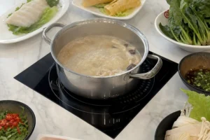Hot pot restaurant build in cooker from ATRX brand