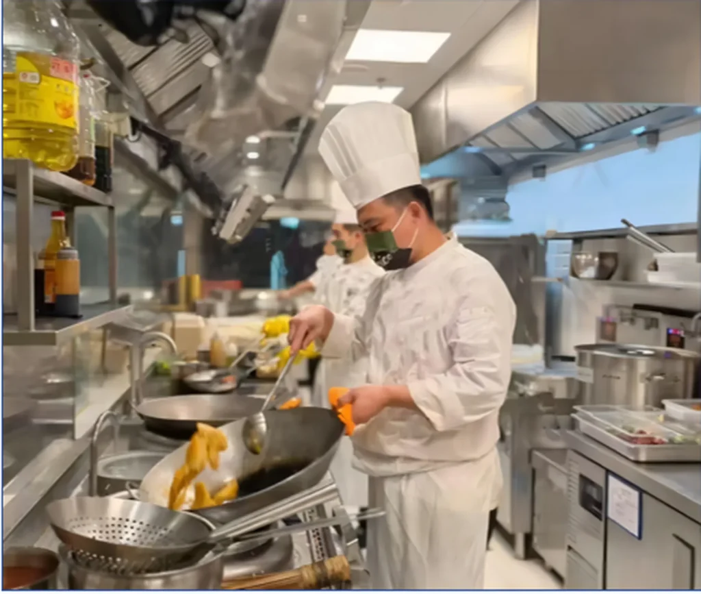 commercial induction cooker kitchen project 19