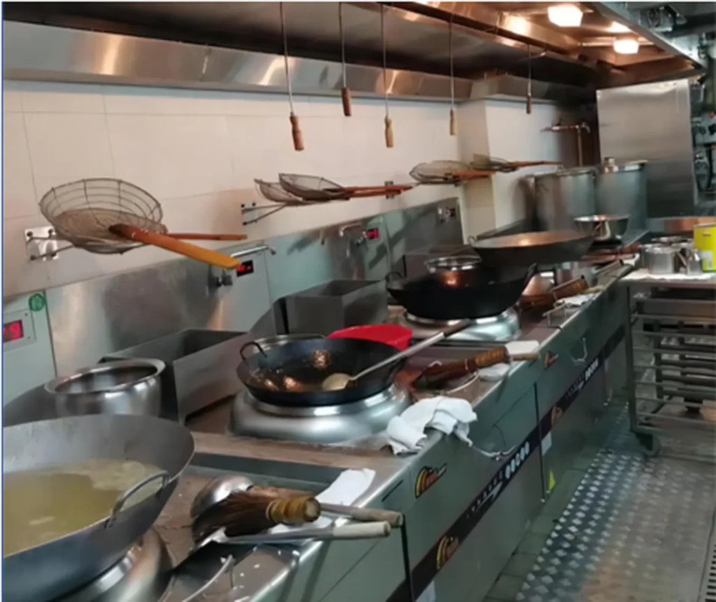 commercial induction cooker kitchen project 5