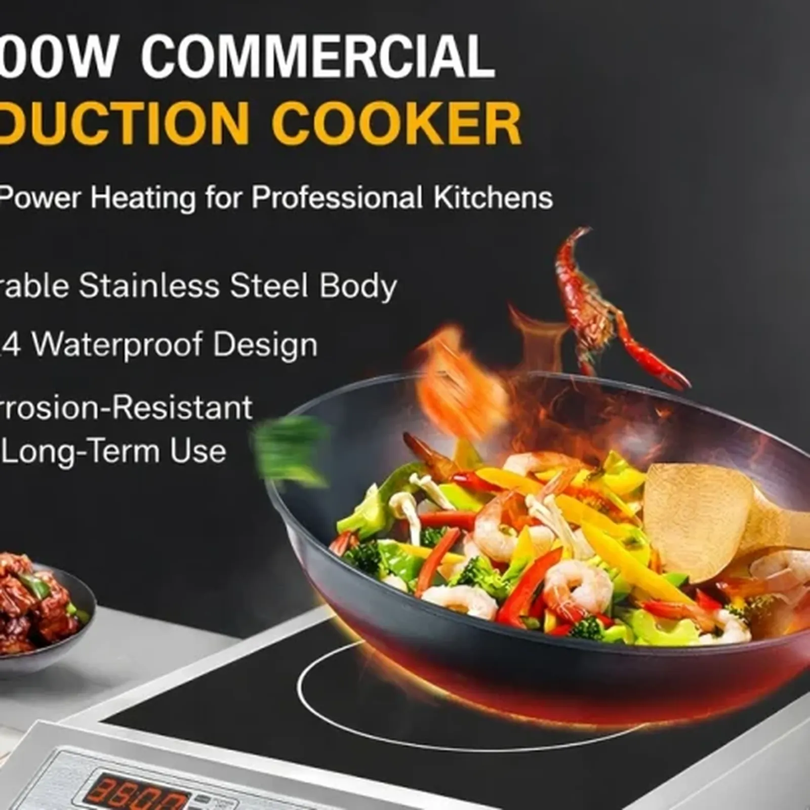 commercial induction cooktop