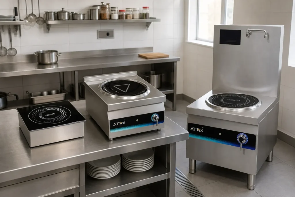 commercial induction ranges