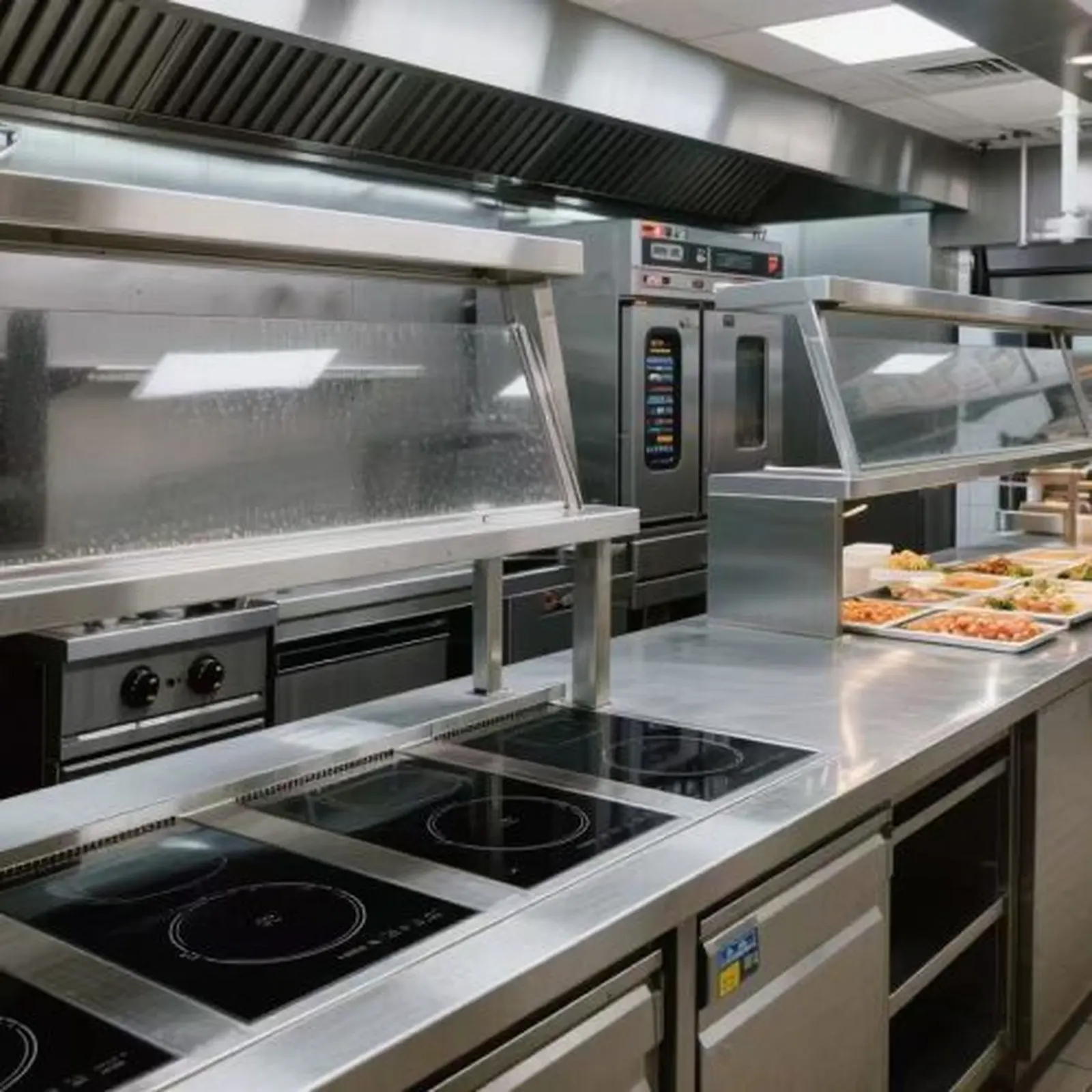 invisible buil-in induction cooker