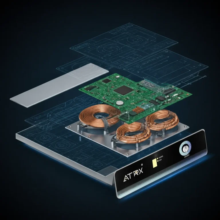 ATRX Commercial Induction Cooker — Parts Breakdown Diagram