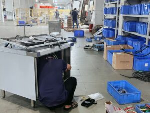 ATRX Commercial induction burners assemble