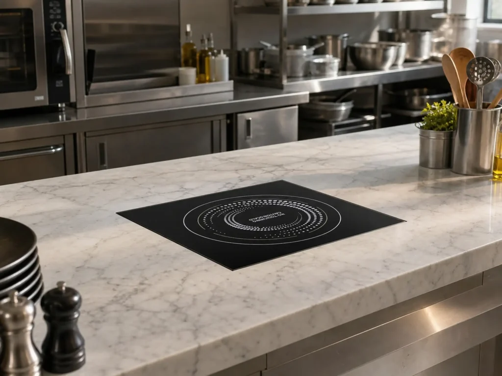 Built in commercial induction cooker