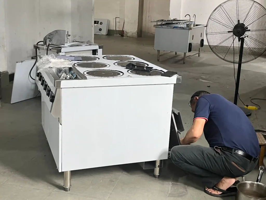 Commercial Induction cooker Assemble