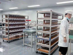 Electronic component aging test
