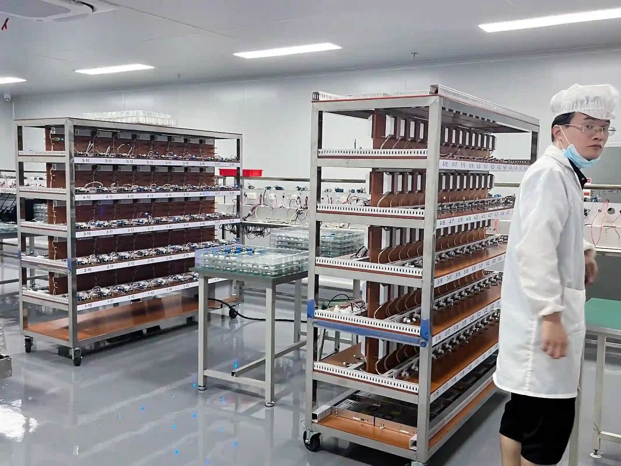 Electronic component aging test