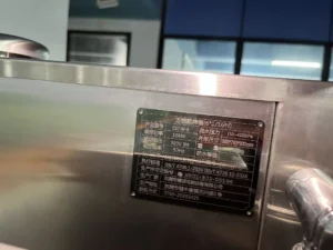 Name plate