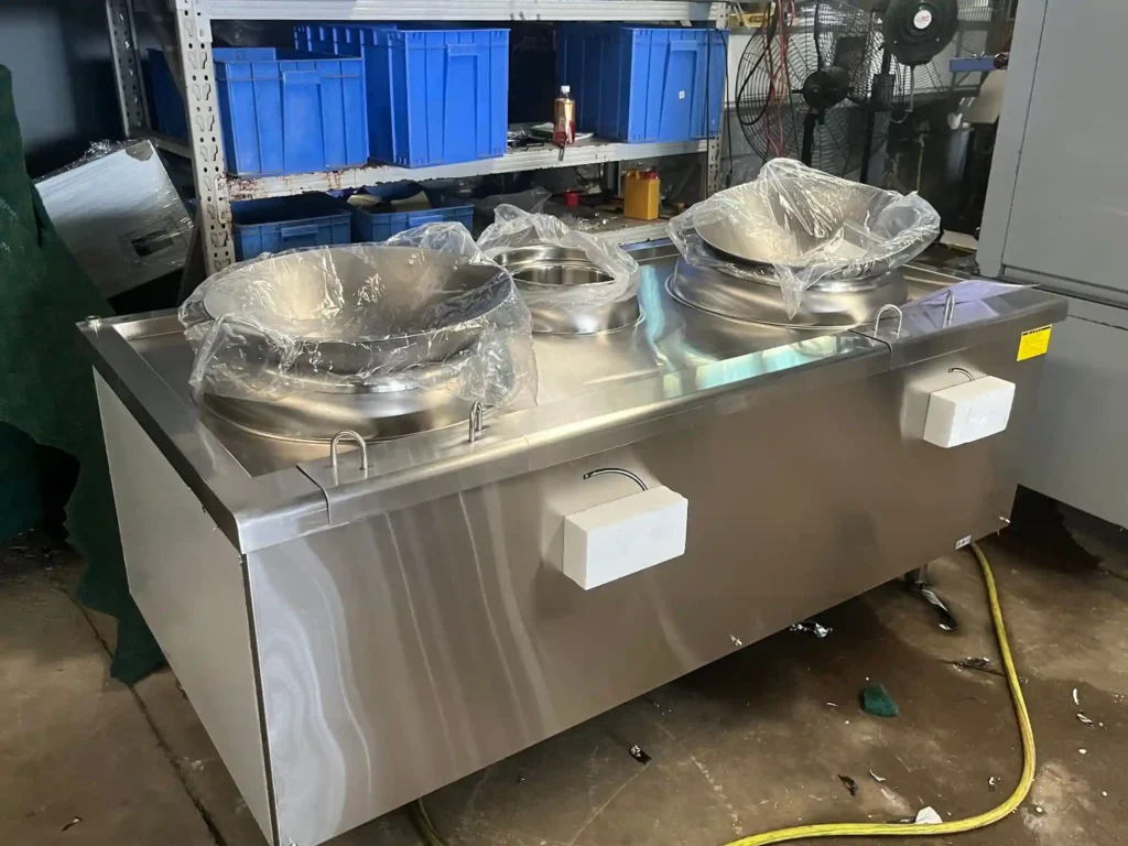 OEM Double wok commercial induction cooker