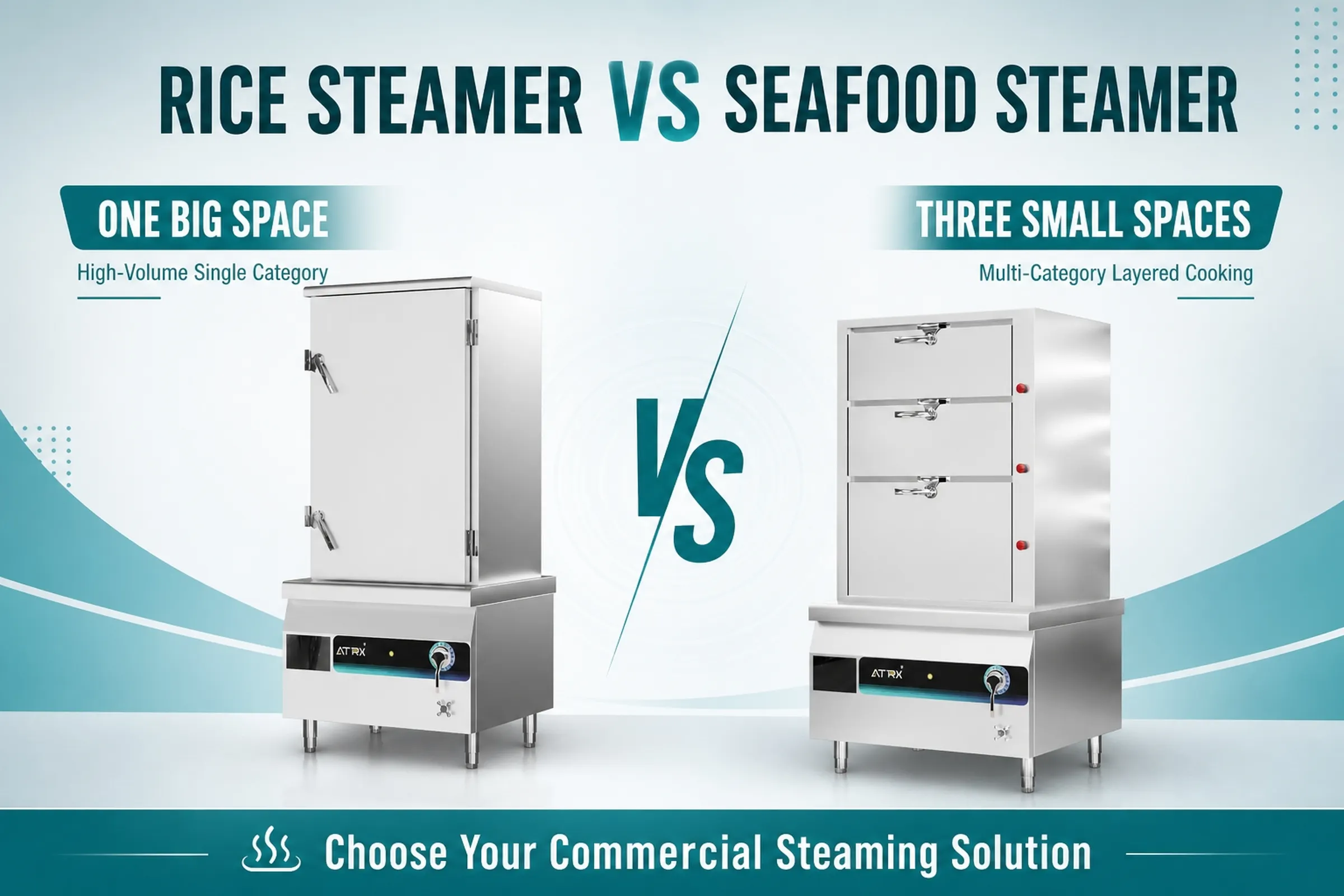 RICE STEAMER VS SEAFOOD STEAMER