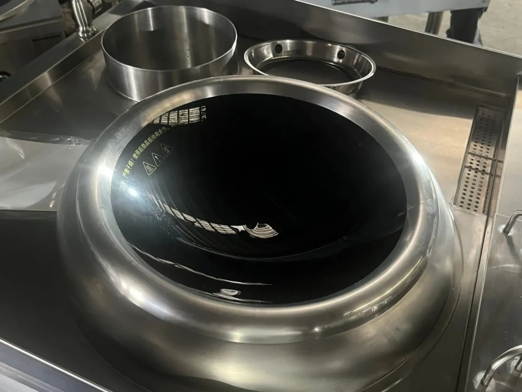 Commercial induction wok ranges