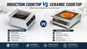 Induction cooktop vs and Ceramic Cooktops