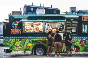 Mobile phone food truck