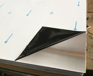 1.5 mm thick 304 stainless steel sheet with protective film used for ATRX commercial induction cooker housing