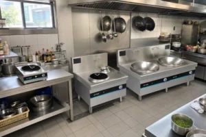 commercial induction wok range
