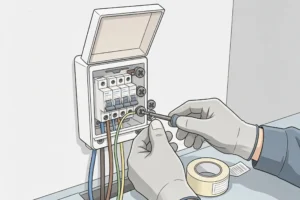 commercial induction cooker wire connection