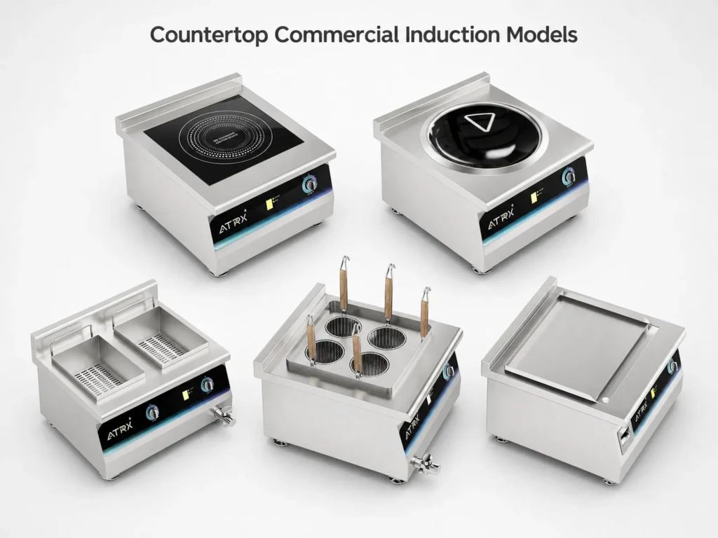 commercial induction cooktops