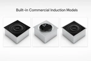 commercial induction drop in cookers